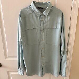 Men's North Face Tekware Utility Shirt XL  Roll‑Tab Sleeves, Mesh Venting